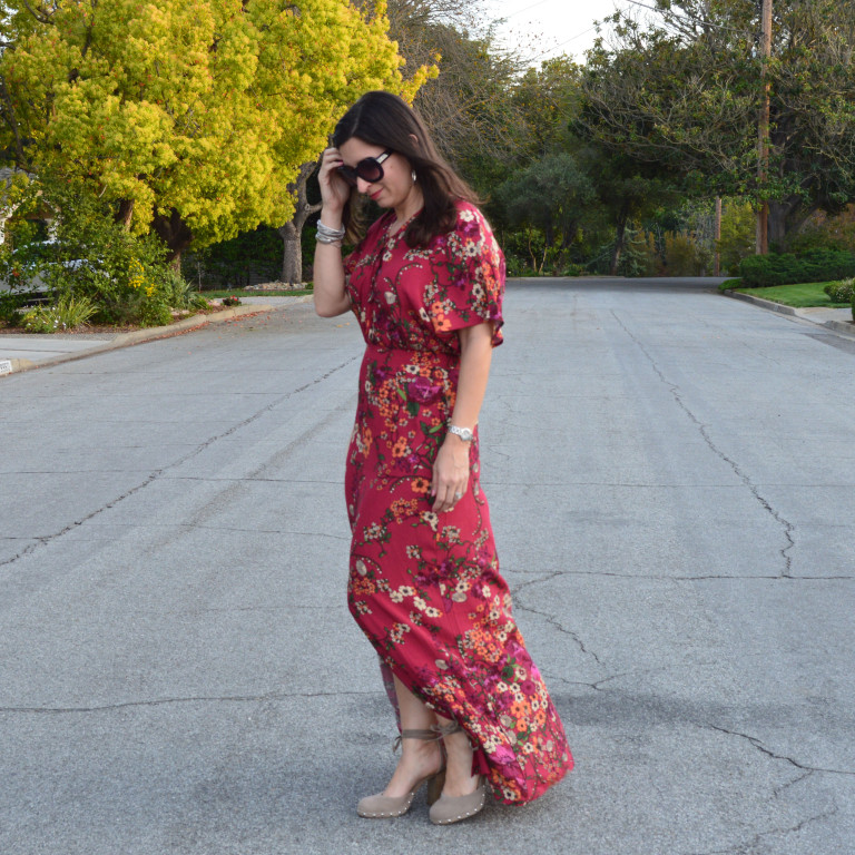 Spring Floral Maxi Dress