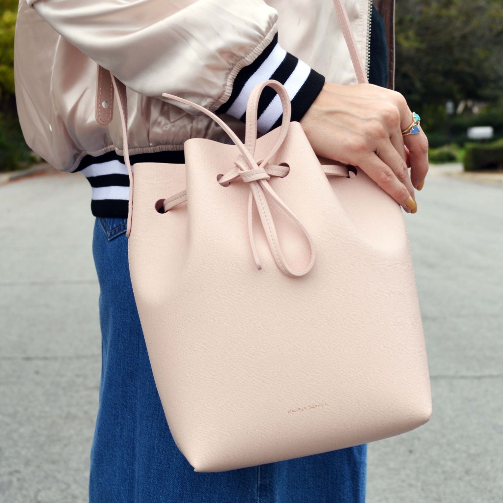 pink mansur gavriel bucket bag 1 – Bay Area Fashionista