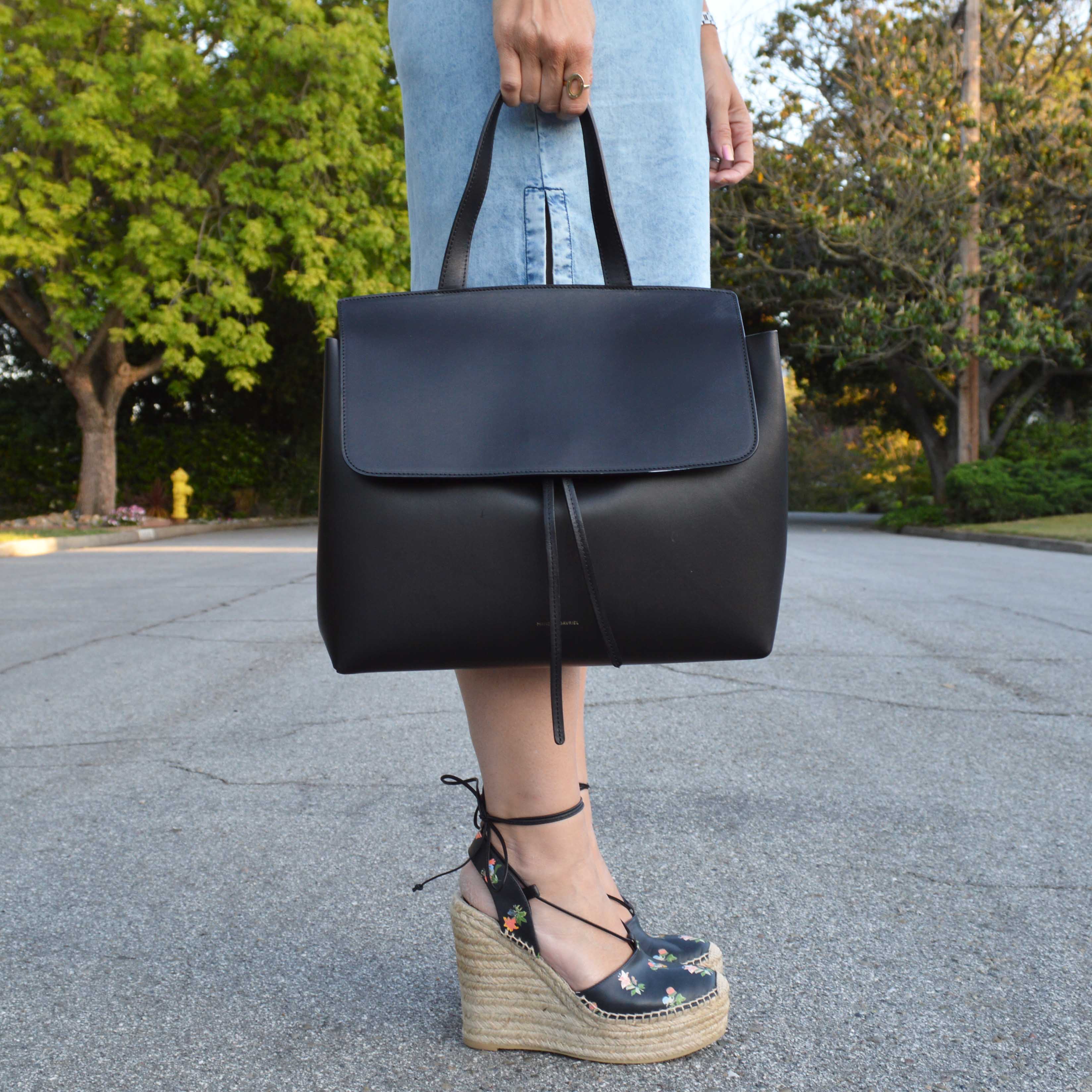 mansur gavriel lady bag in black – Bay Area Fashionista
