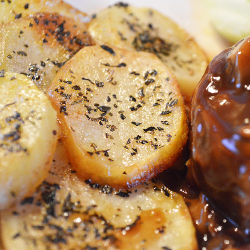 Sliced baked potatoes recipe Bay Area Fashionista