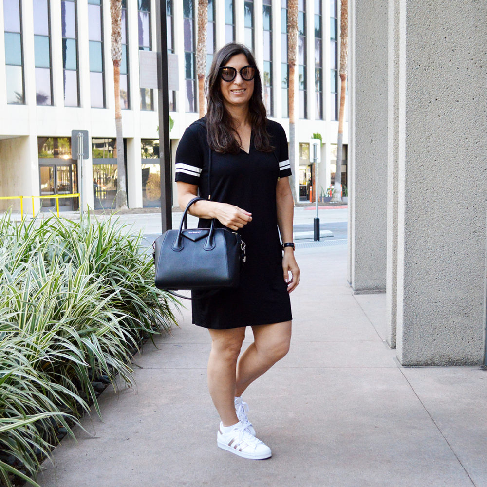 how to wear an athleisure dress
