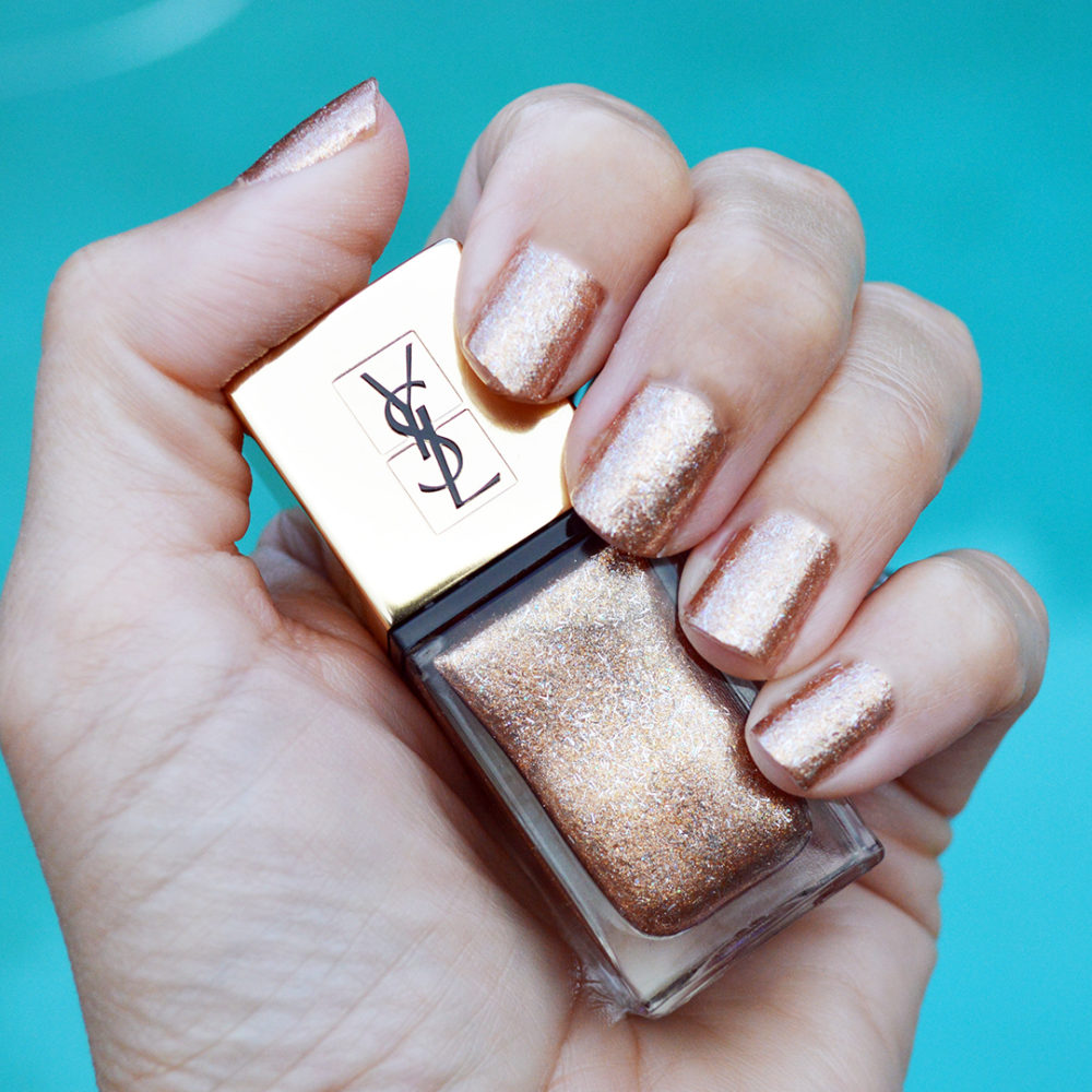 YSL bronze fever nail polish fall 2017 review