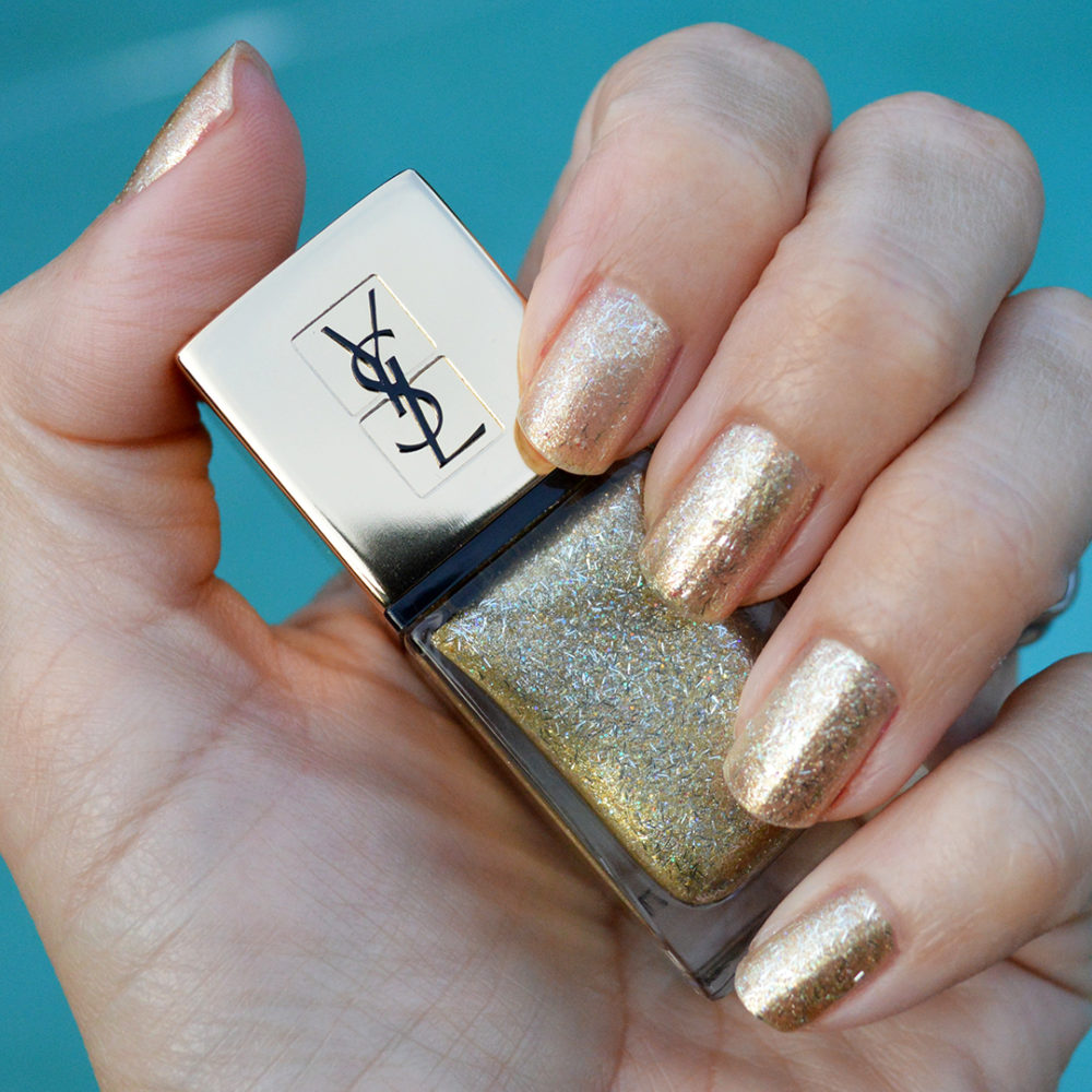 YSL gold fire nail polish holidays 2017