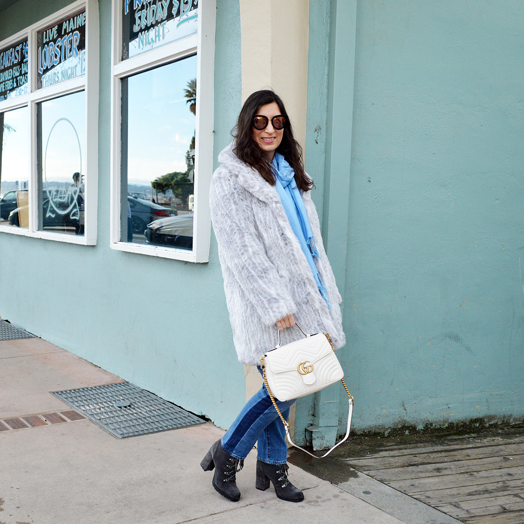 Cozy faux fur on a winter day – Bay Area Fashionista