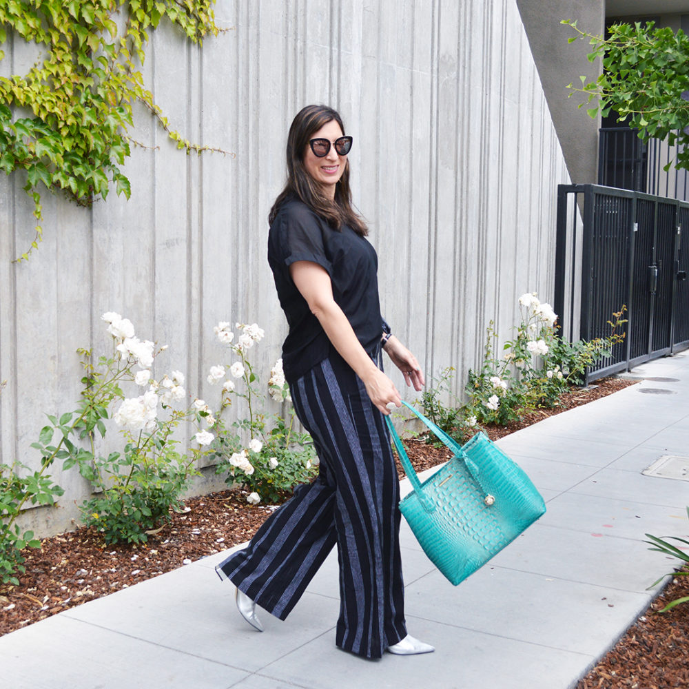 Bow tie high waist pants for summer Bay Area Fashionista