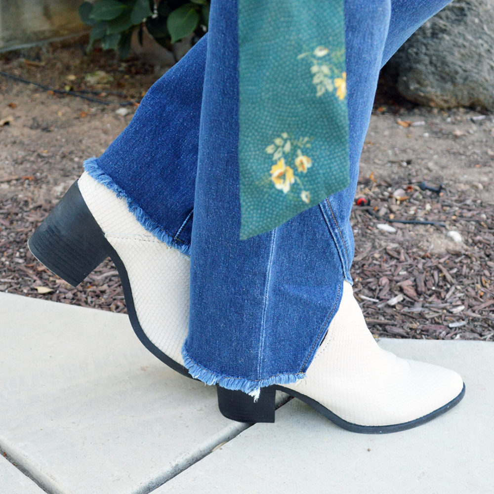 Summer into fall wrap top and jeans – Bay Area Fashionista