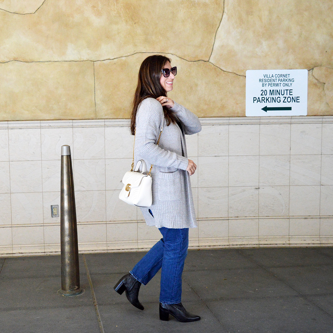 how to wear a cardigan sweater