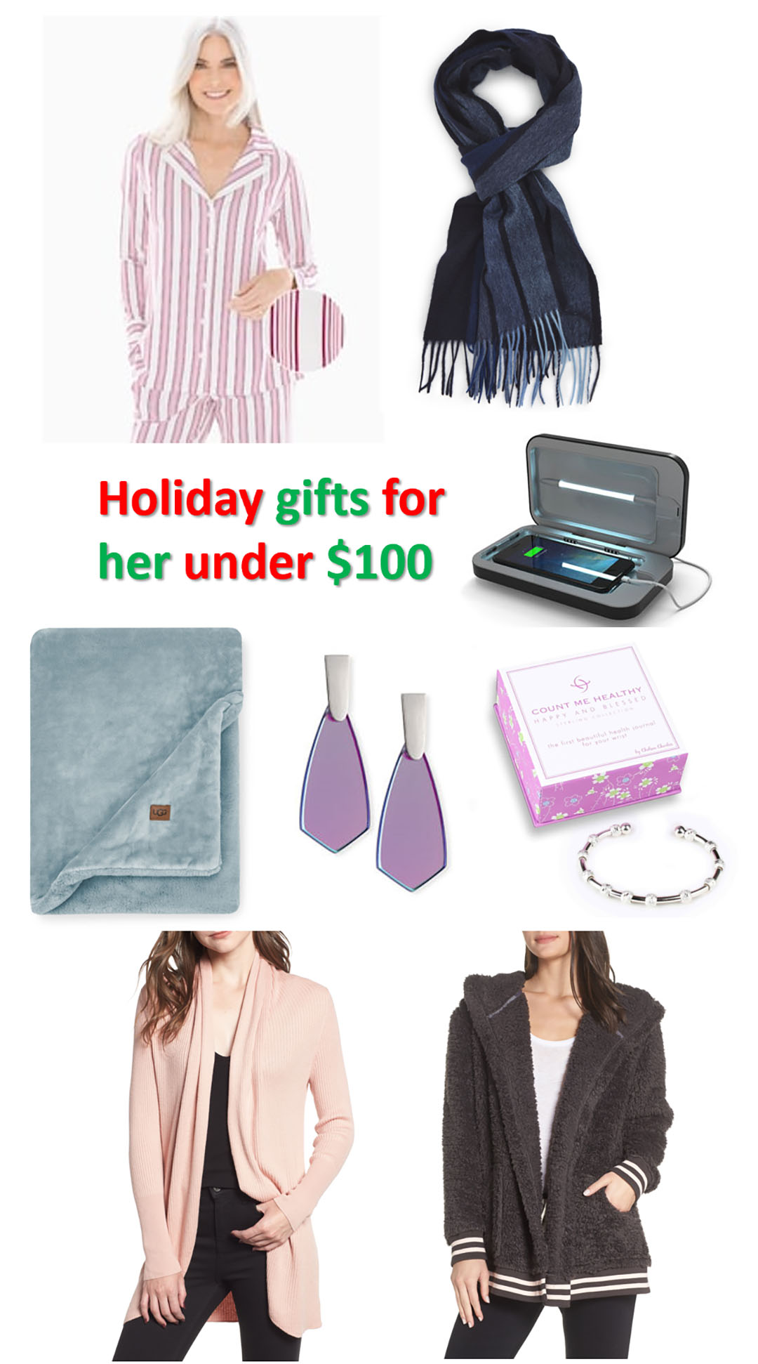 holiday gifts for her under $100