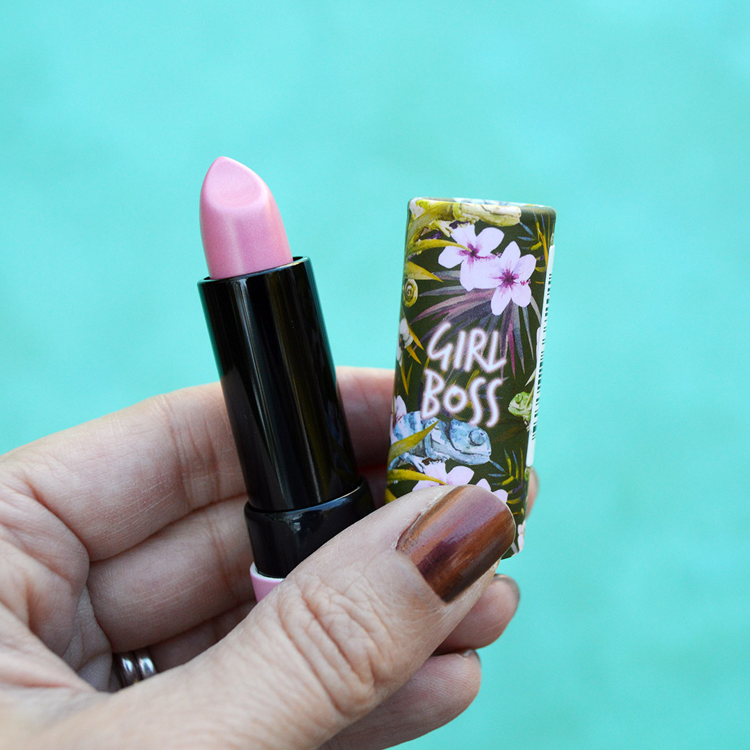 almay lip vibes girl boss cream lipstick review