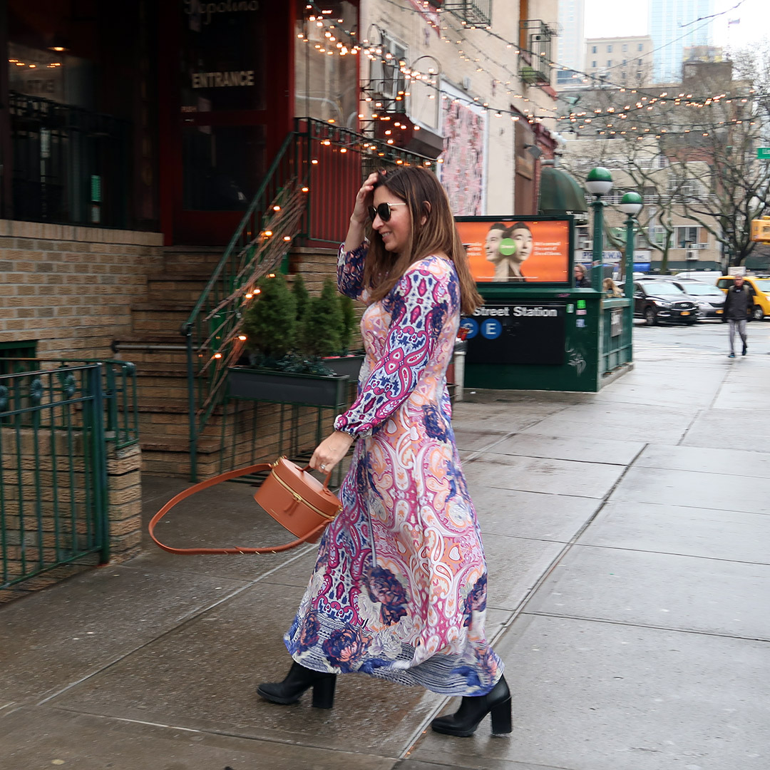 Adding a touch of spring to a winter day at New York Fashion Week – Bay ...