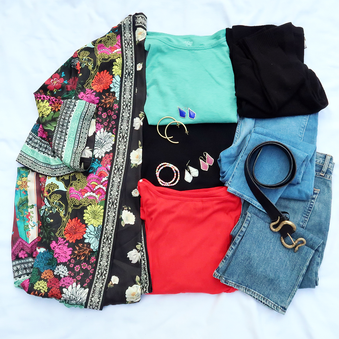 spring 2020 capsule wardrobe kimono