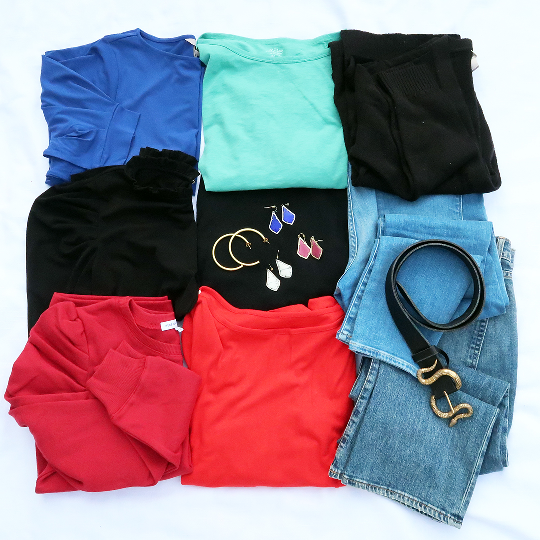 casual spring capsule wardrobe