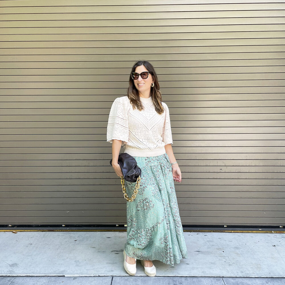 Dressy summer outfit and chain pouch – Bay Area Fashionista