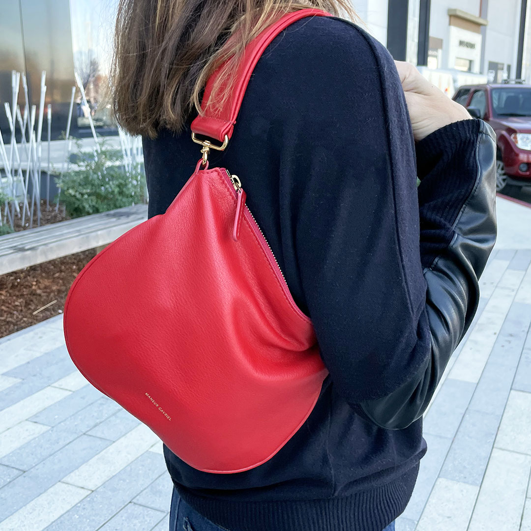 Mansur Gavriel Mini Swing shoulder bag review – Bay Area Fashionista