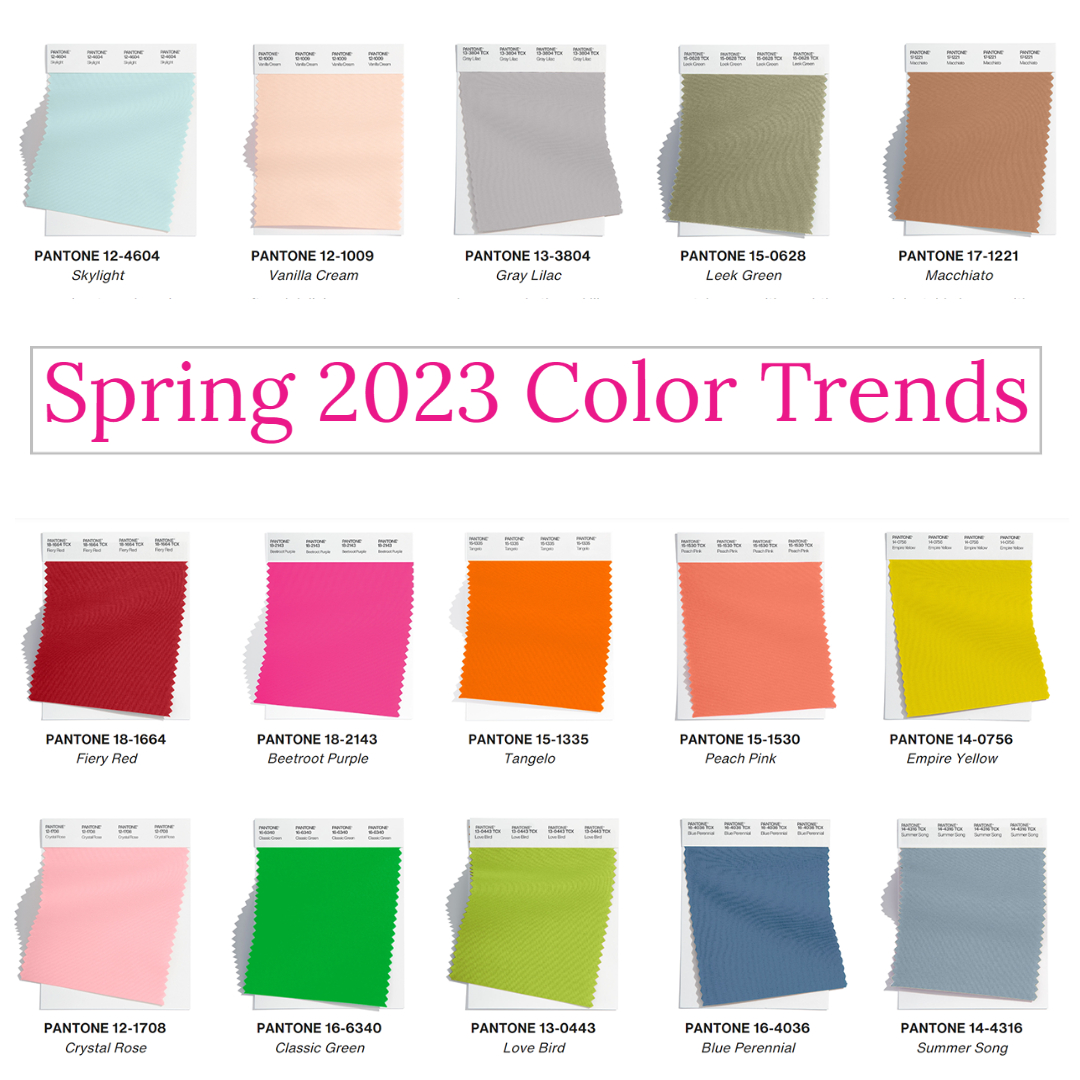 Spring 2023 color trends from Pantone and NYFW – Bay Area Fashionista