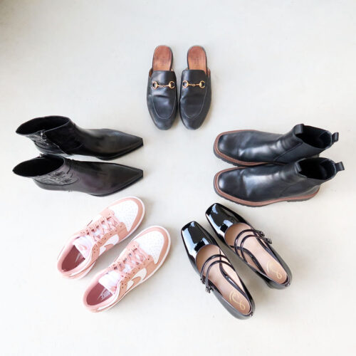 Shoe capsule wardrobe spring 2023 – Bay Area Fashionista