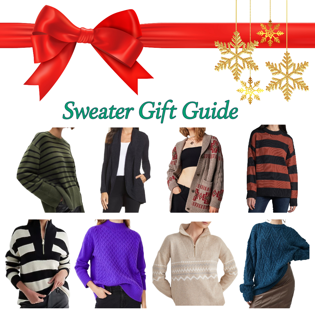 sweater gift guide christmas gift ideas