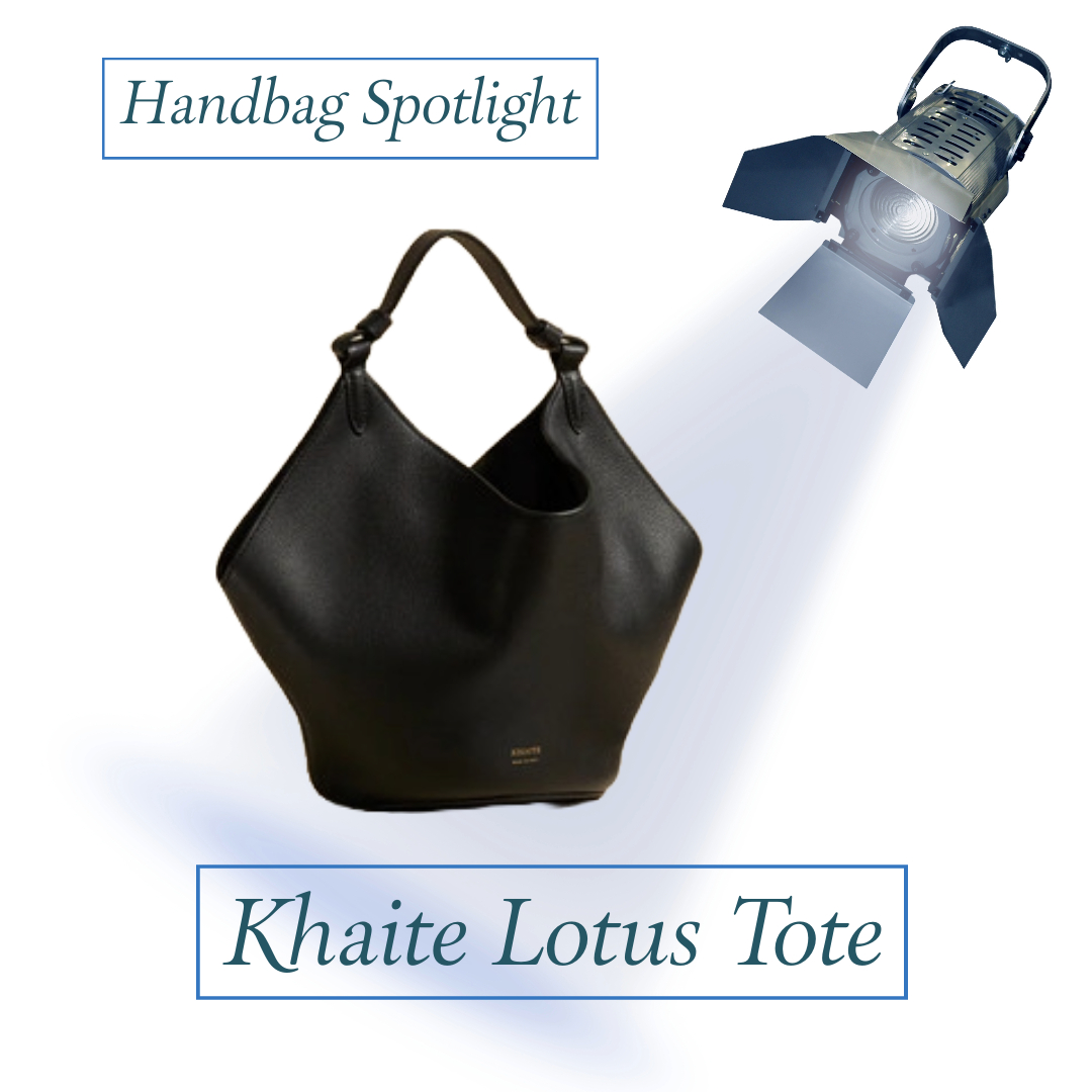 khaite lotus tote it bags street style quiet luxury if you know you know