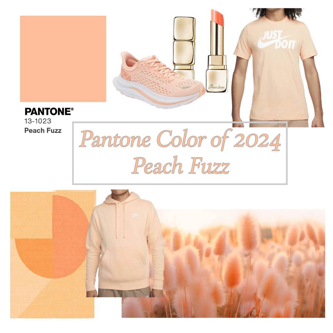 peach fuzz color of the year 2024