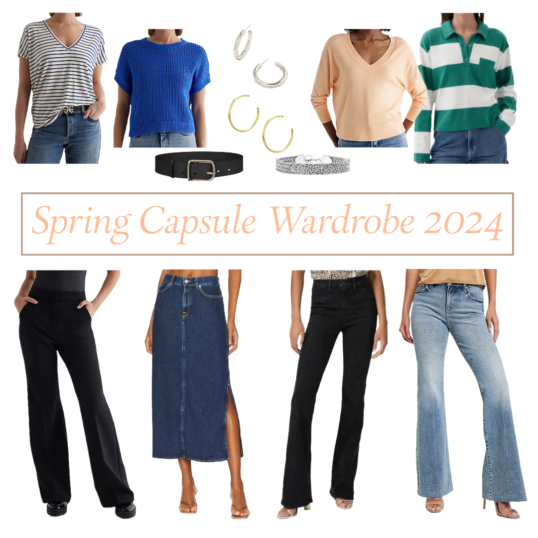 spring capsule wardrobe 2024 style over 40