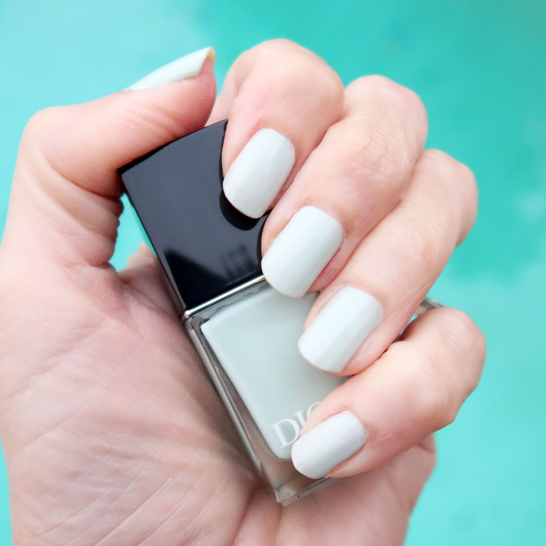 dior pastel mint nail polish dior summer 2024 nail polish review