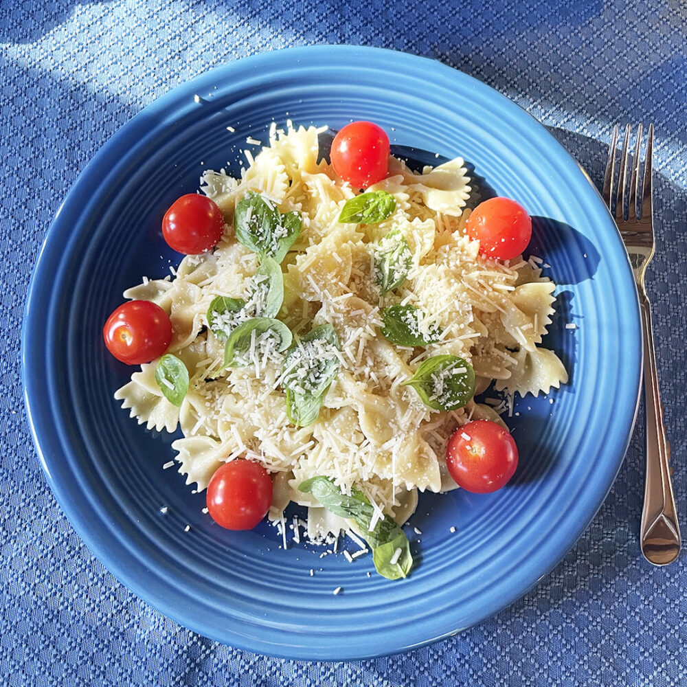 Summer pasta recipe Bay Area Fashionista