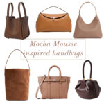 Mocha Mousse inspired handbags mocha mousse handbags