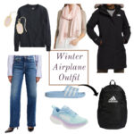 Winter travel outfit for an airplane winter airplane outfit