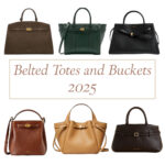 Belted totes and belted bucket bags for spring 2025 Belted totes 2025