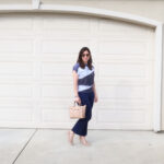 Classic navy for spring office outfit ideas