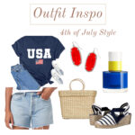 Patriotic outfit idea for the 4th of July patriotic outfit idea 4th of july