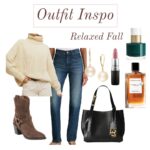 Outfit ideas cozy turtleneck sweater fall outfit ideas