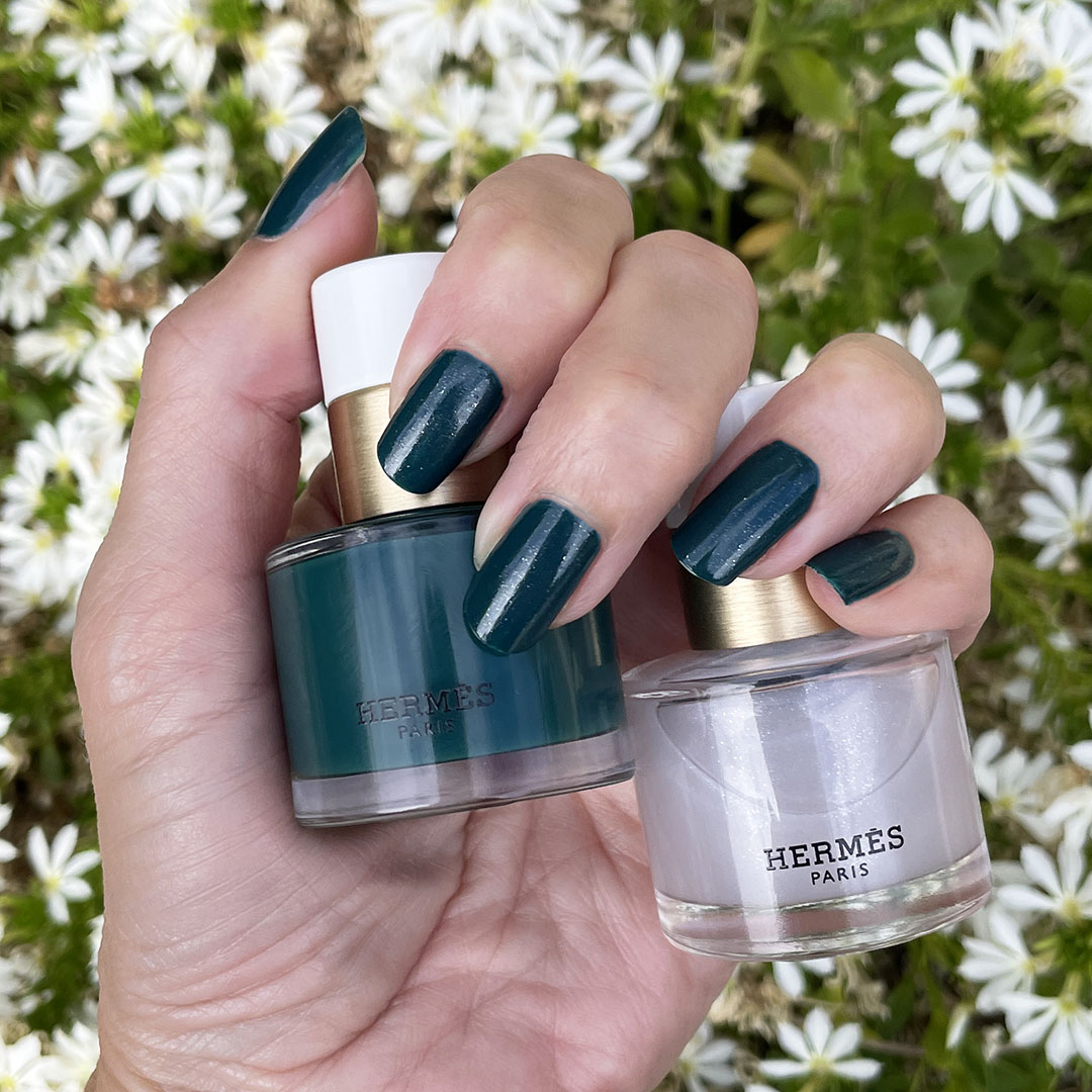 fall manicure ideas hermes nail polish