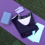 437 yoga outfit flat lay