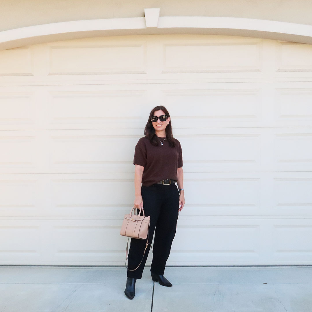 slouchy jeans fall outfit ideas